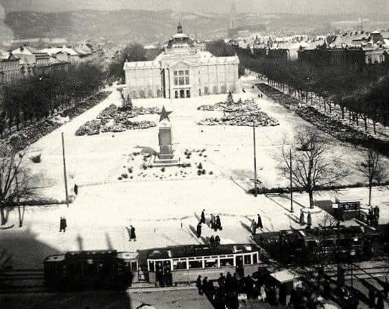 Trg kralja Tomislava zima 1945.-1946. godinu
